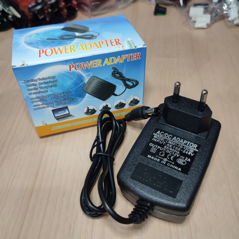 adaptor 12v 2a power suply dc 12 volt 2 ampere