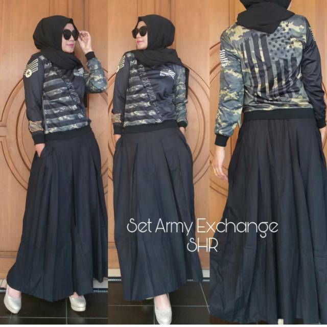 SETELAN ROK ARMY EXCHANGE ORI SYR&SHR