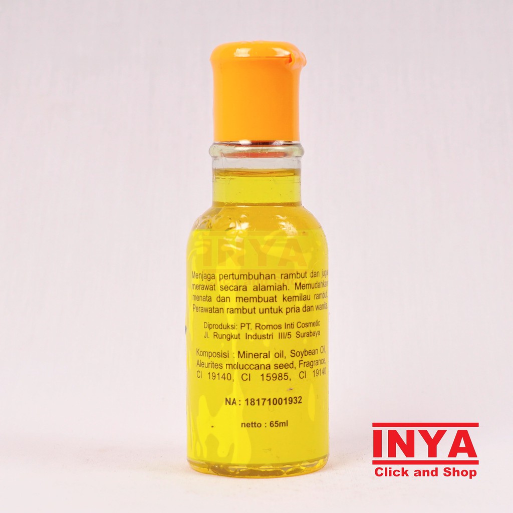 ZINNIA MINYAK RAMBUT KEMIRI 65ml - Minyak Rambut