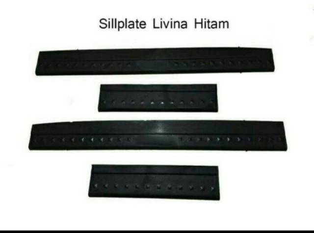 Sillplate samping grand Livina hitam/ side scuff plate black jsl