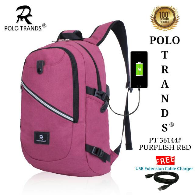 tas ransel kuliah ransel laptop original polo trands