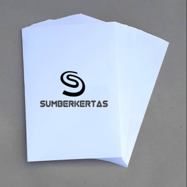 

STIKER VINYL PUTIH / VINYL TAHAN AIR , UKURAN A4 ISI 10 LEMBAR
