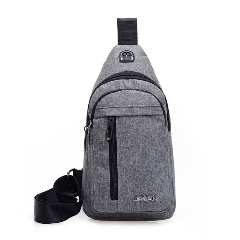 tas selempang pria canvas outdoor sling bag (2H4) bta421