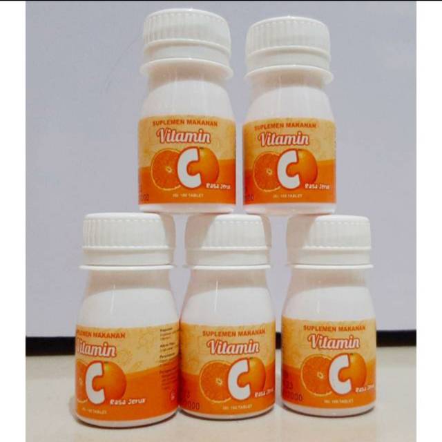 VITAMIN C PIM 25MG ISI 100 TABLET RASA JERUK