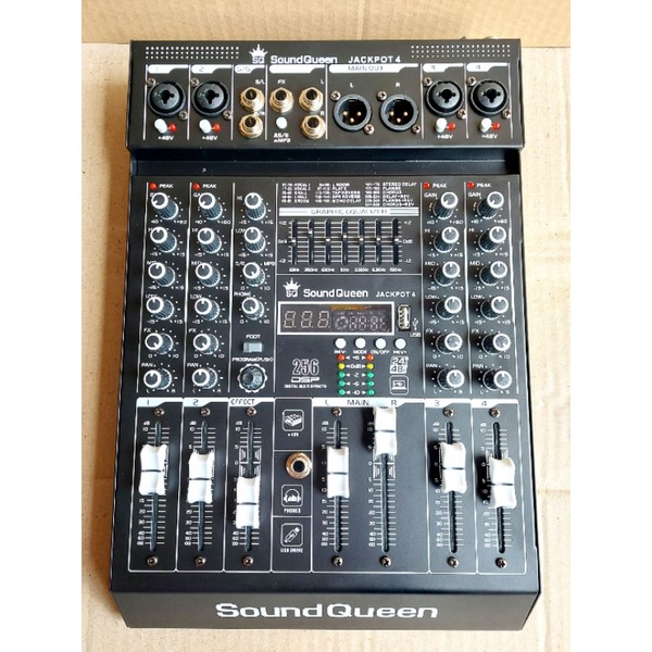 MIXER SOUNDQUEEN JACKPOT 4 Effect 256 Dsp + KOPER