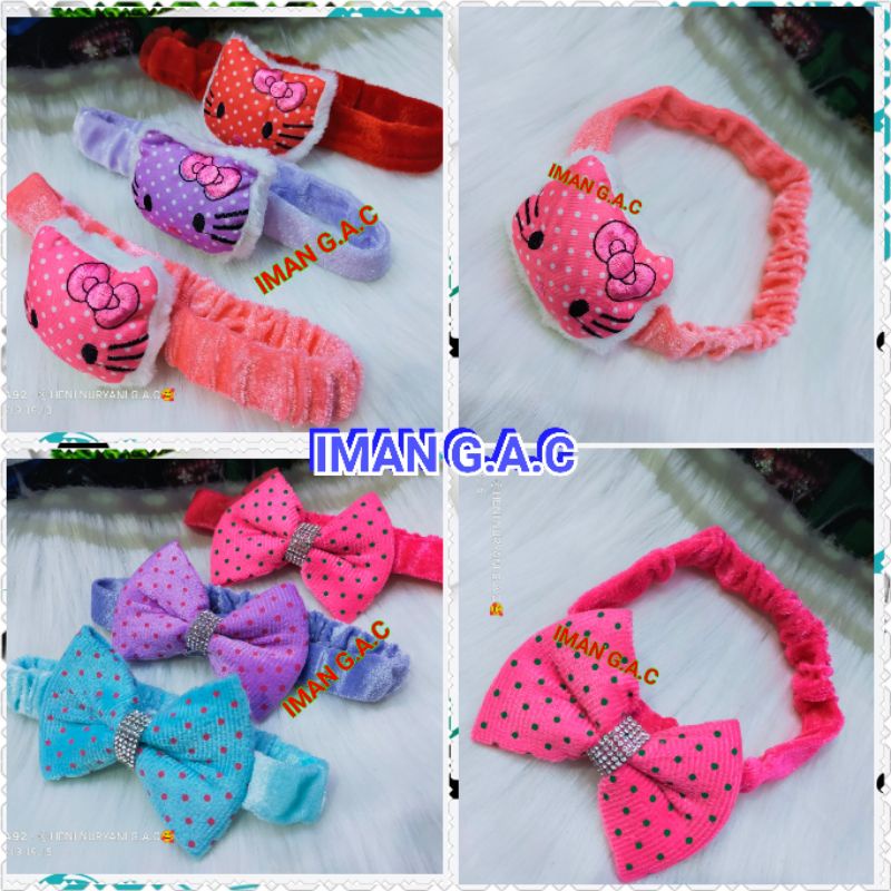 Bando anak 0_2thn.bandana anak pita lucu.