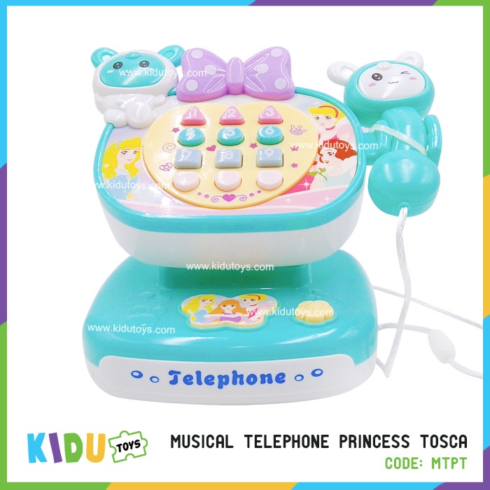 Mainan Anak Telepon Musical Telephone Princess Kidu Toys