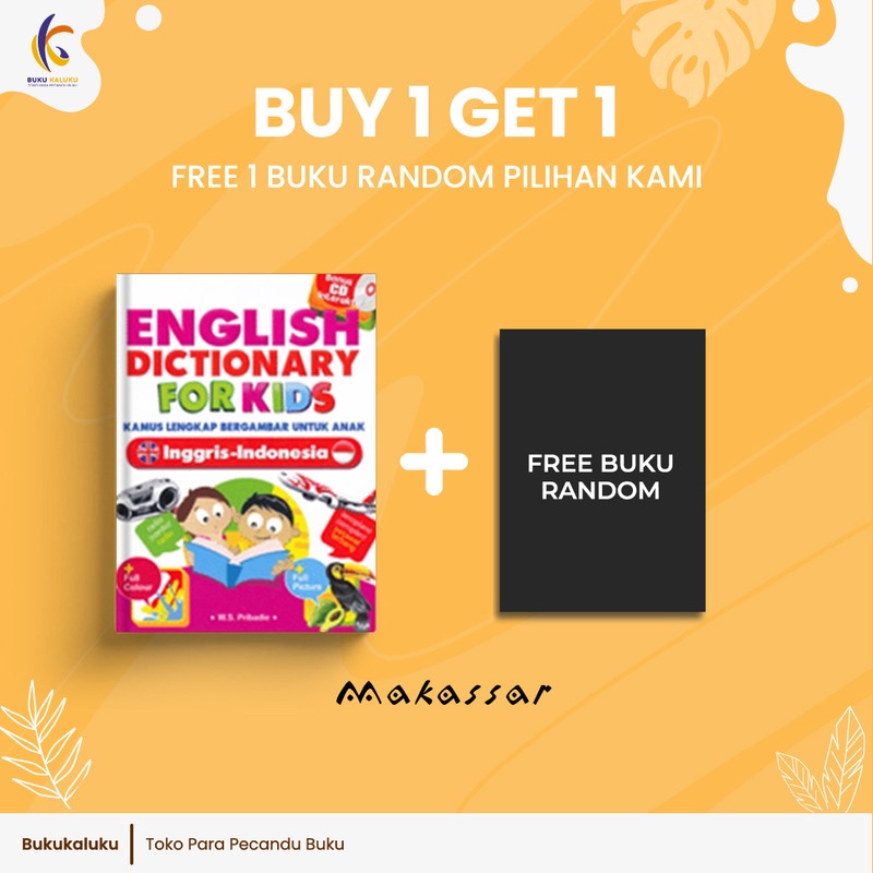 ENGLISH DICTIONARY FOR KIDS (PLUS CD) (Buy1 Get 1 Free)