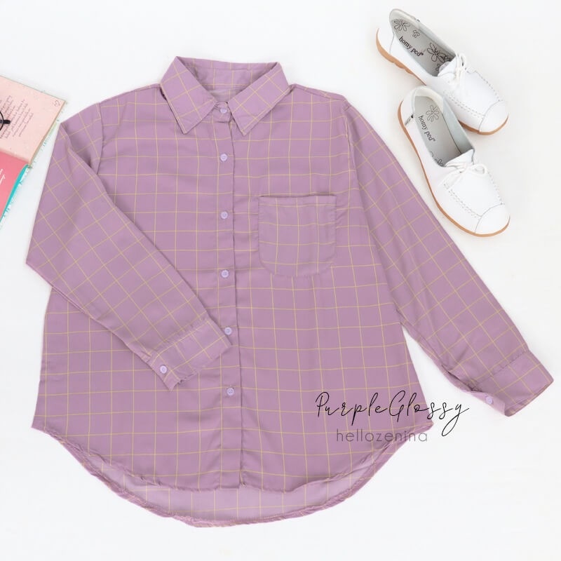 Enzi Kemeja Wanita Terbaru By Hello Zenina-1