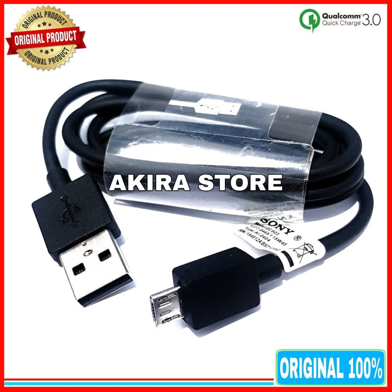 Kabel Data Sony Xperia ORIGINAL 100% Fast Charging micro USB EC 803