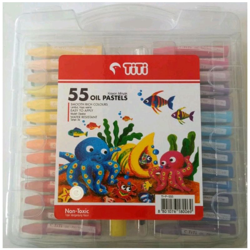 

Titi Crayon 55 Warna - Oil Pastel 55 Color TI-P-55S