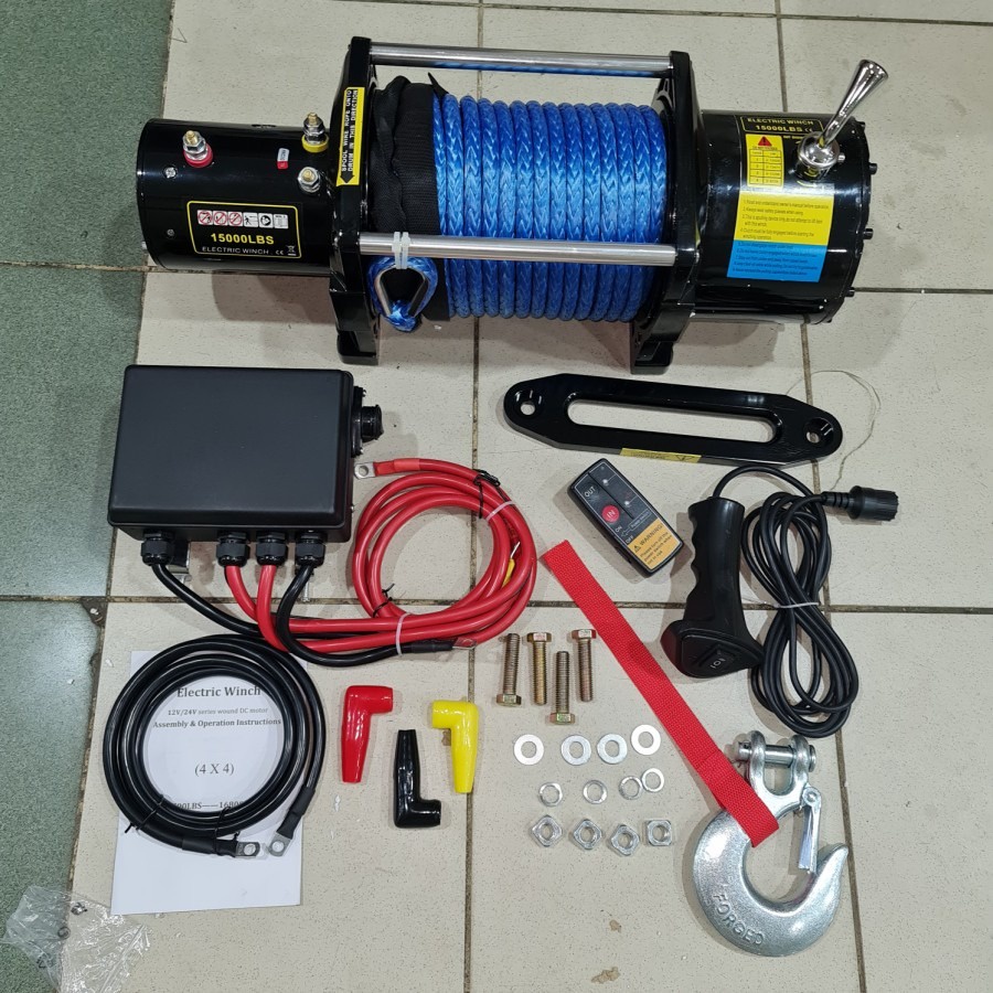 Winch 15000lbs Plasma Rope