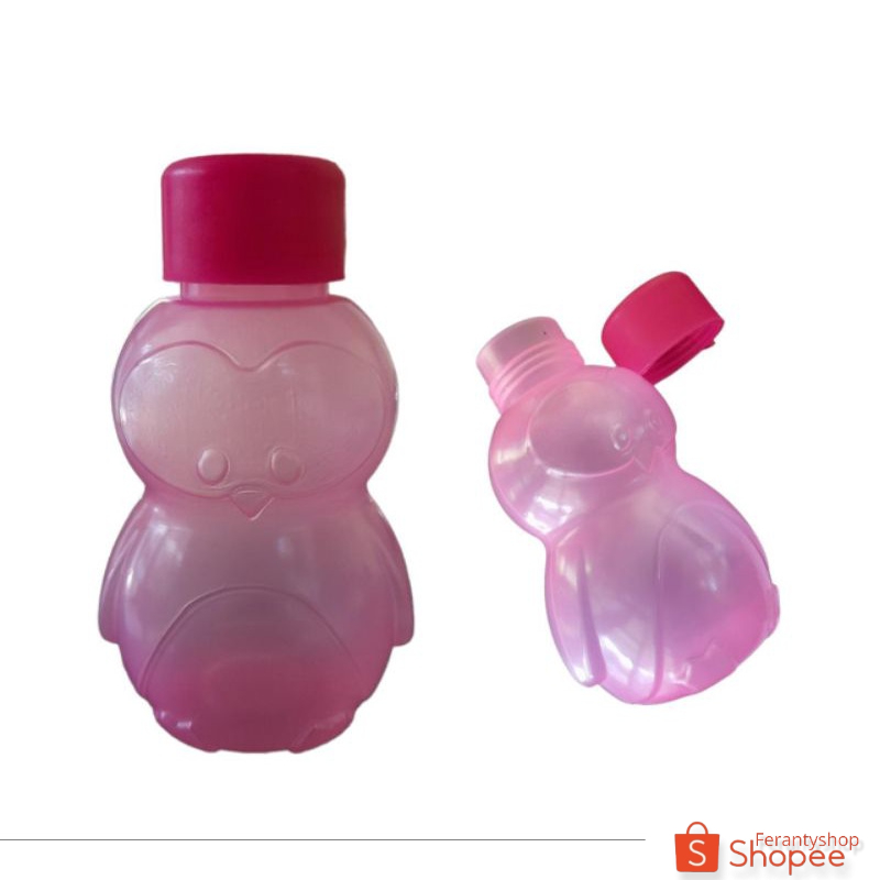 Souvenir ulang tahun botol minum pinguin 350 ml