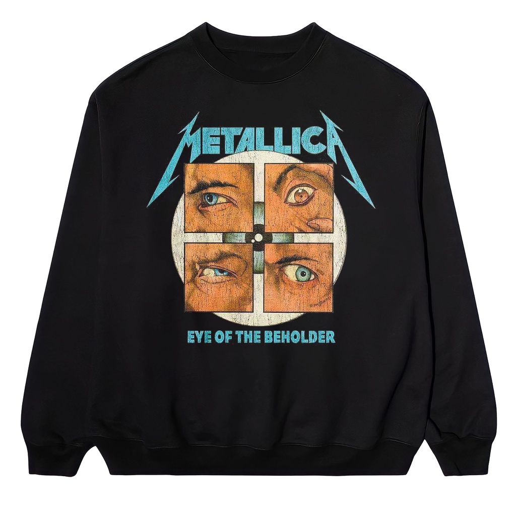 CREWNECK BAND METALLICA EYE OF THE BEHOLDER VINTAGE (UNISEX SWEATER)