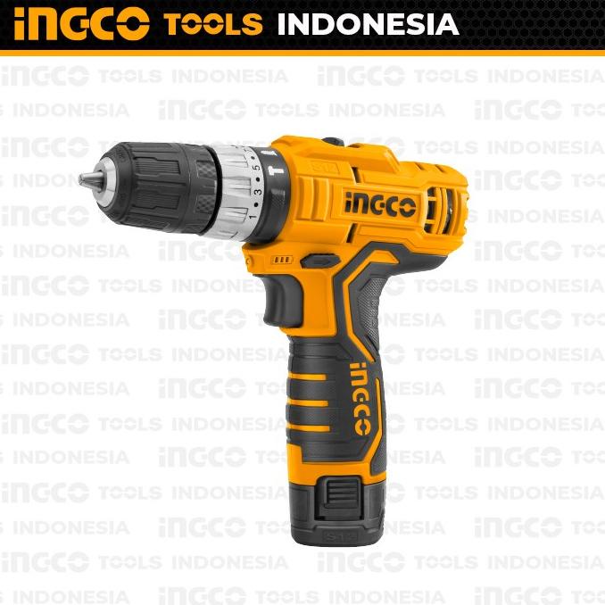 S12 Cordless Impact Drill (12V 20Nm) Ingco Cidli1232 - Bor Tembok 12 V
