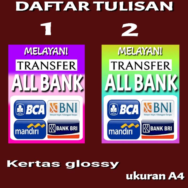 

DAFTAR TULISAN MELAYANI JASA 01