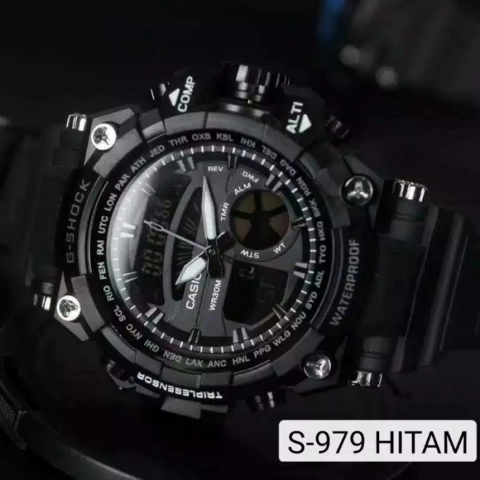 Jam Tangan Pria Terbaru Murah Watch COD Keren Fashion P2L0 JAM TANGAN PRIA MURAH ANTI AIR DUAL Impor
