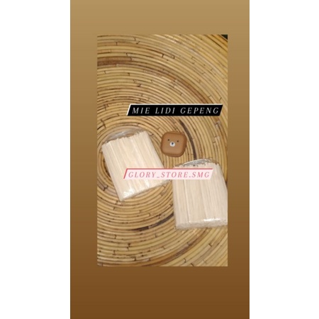 

Mie Lidi Gepeng Mentah