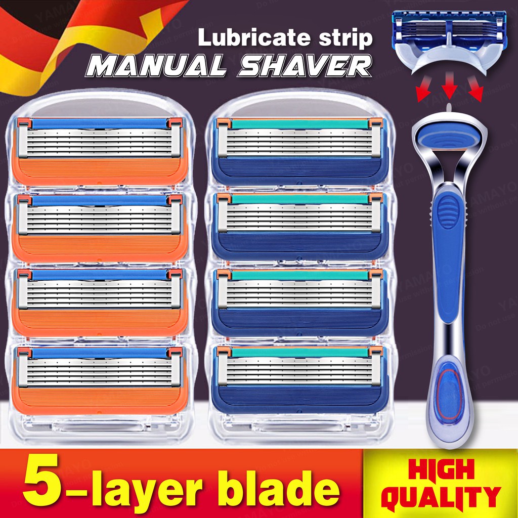 Gillette Fusion 5 Pisau Pengganti / Alat cukur manual / pisau cukur 5 lapis