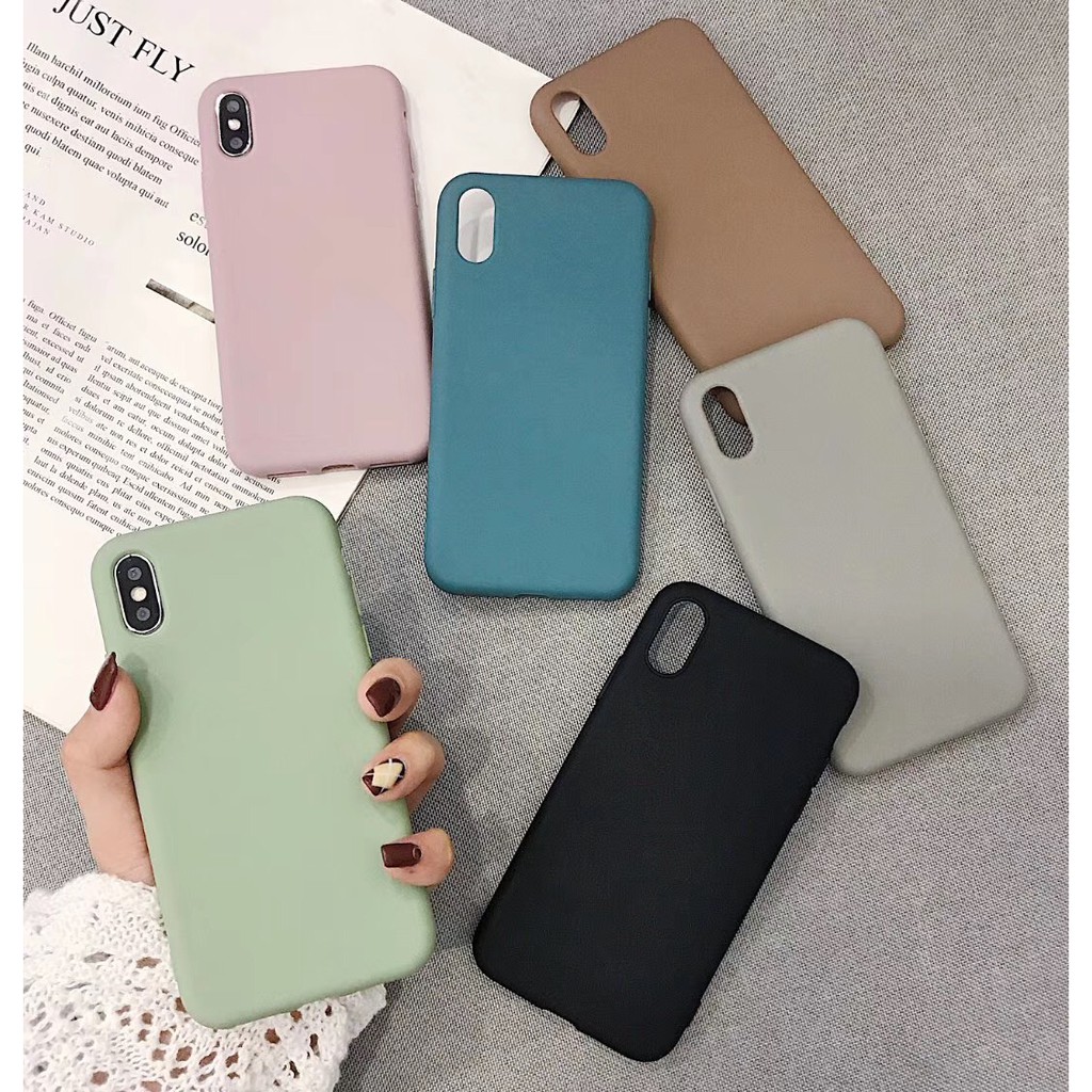 Casing Soft Case Warna Hitam Polos Untuk Iphone 6 6s 6plus 6s Plus 7 7plus 8 8plus X Shopee Indonesia
