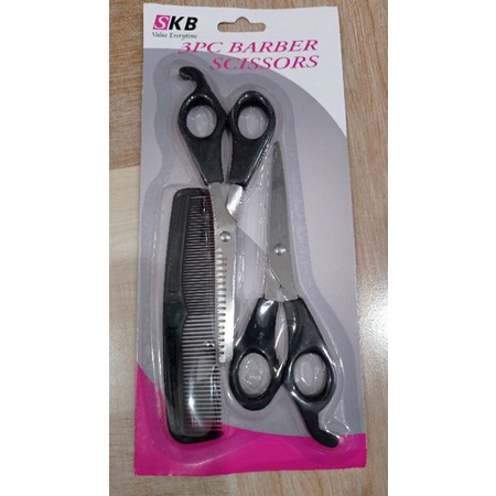 3pc BARBER SCISSOR SKB / GUNTING POTONG RAMBUT