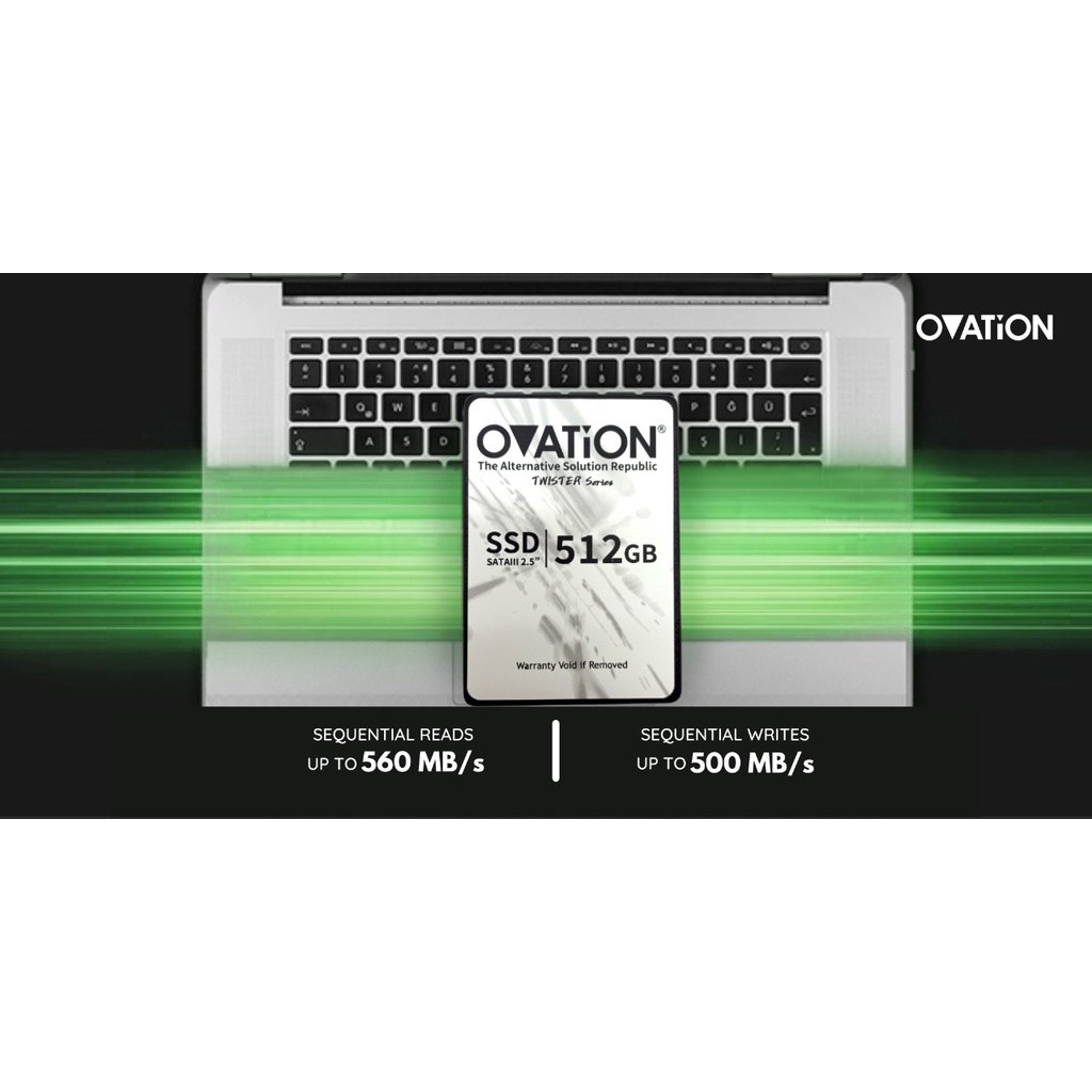 OVATION SSD 256GB / 1TB / 512GB / 512 / 128GB  2.5&quot; SSD SATA SSD Internal SSD SATA3 SSD Comparable SSD 120GB / SSD 240GB / SSD 500GB SSD 256 Samsung SSD RX7 SSD WD SSD VGEN SSD MIDAS SSD EYOTA Garansi Distributor Resmi 3 Tahun