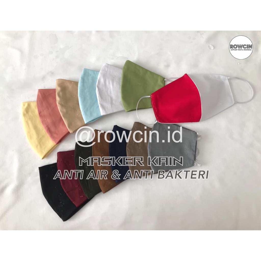 MASKER KAIN ANTI AIR ANTI BAKTERI EARLOOP NONMEDIS