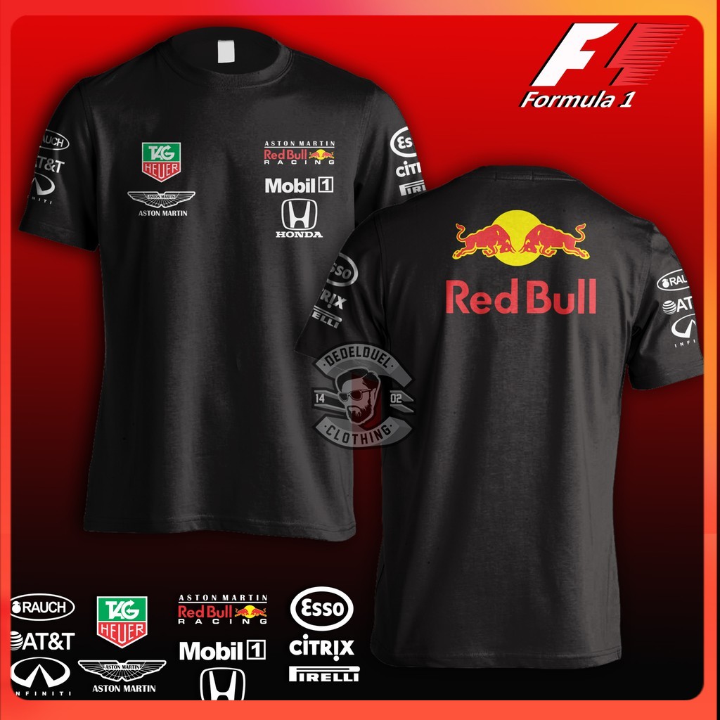 Tshirt/Kaos/Baju keren Formula F1 Aston Martin Redbull Honda Branded Distro