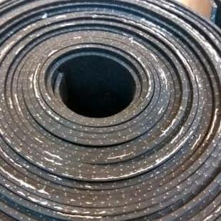 Rubber sheet insertion 10mm ( karet serat benang 2 ply lembaran ) .