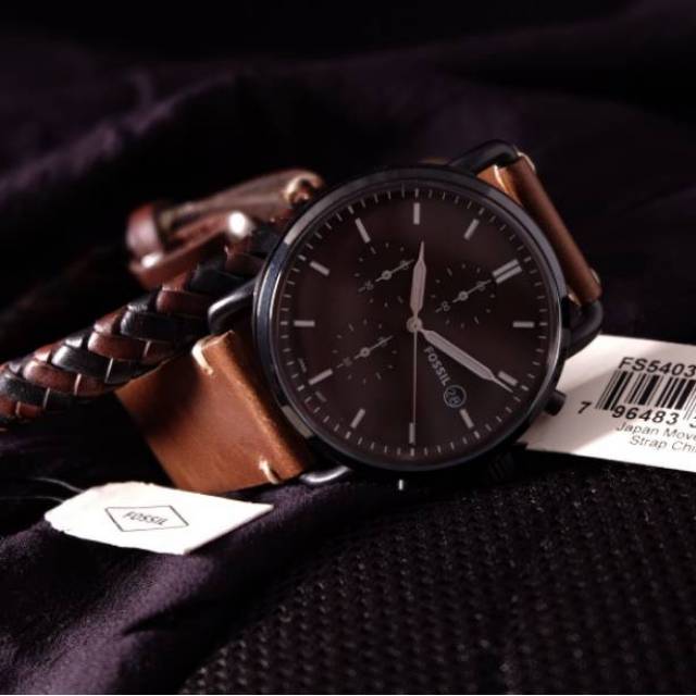 Original FS FS5403 Set Gelang. Jam Tangan Pria.