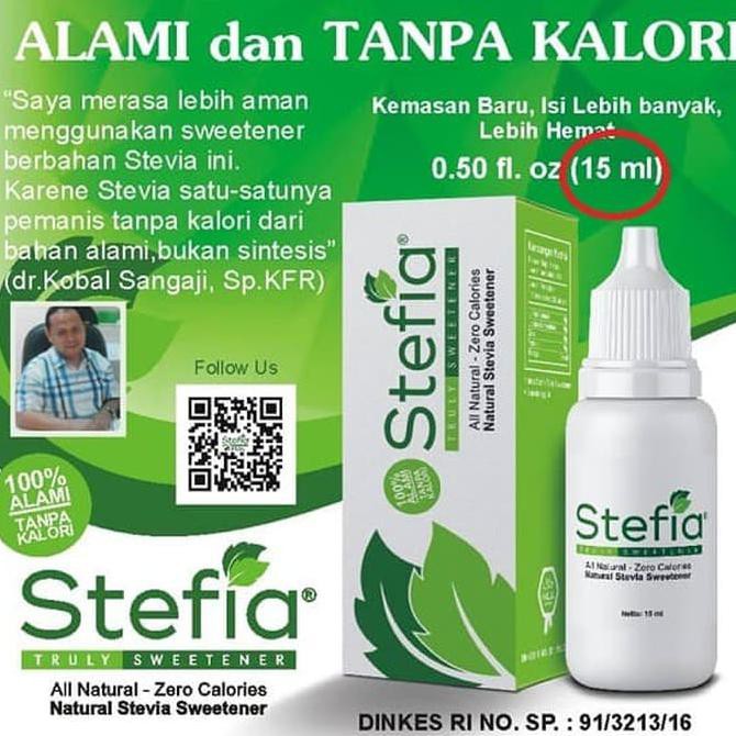 

[[BISA COD]] STEFIA gula diet diabetes 0 kalori dari daun stevia STOK TERBATAS Kode 765