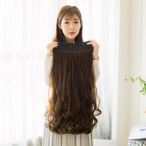 Hairclip korean Wave Blow (ombak bawah) 50cm - 60cm rambut palsu curly