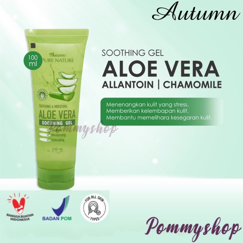 Autumn Soothing &amp; Moiture Aloevera Soothing Gel Tube 100ml