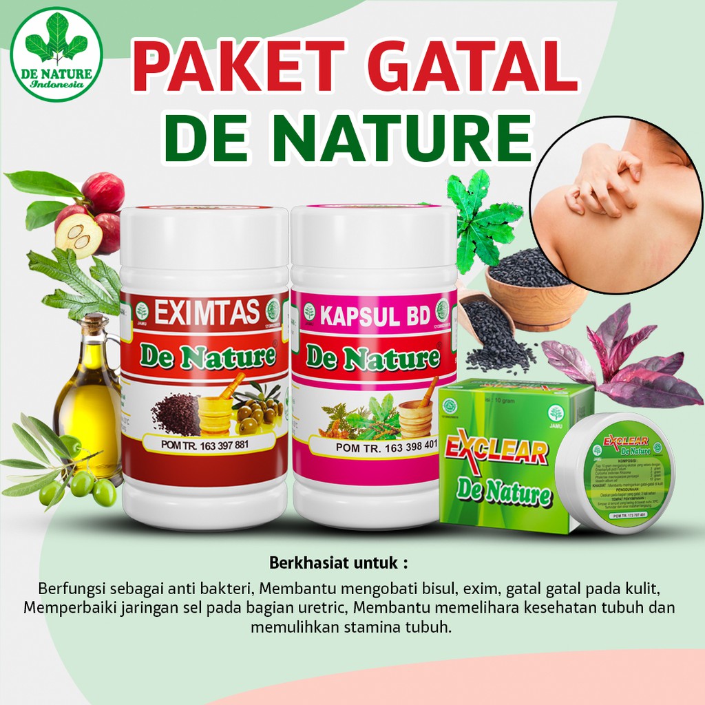 Jual Paket Herbal Obat Gatal Eksim Basah Kering Bintik Bentol Infeksi