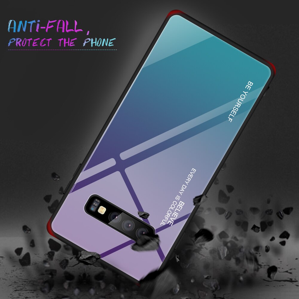 Casing Tempered Glass Samsung Galaxy S10 S10e A51 A71 A50 A70 A31 A30s A32 S9 S8 S22 Plus Note 8 9 10 S20 S22 Ultra