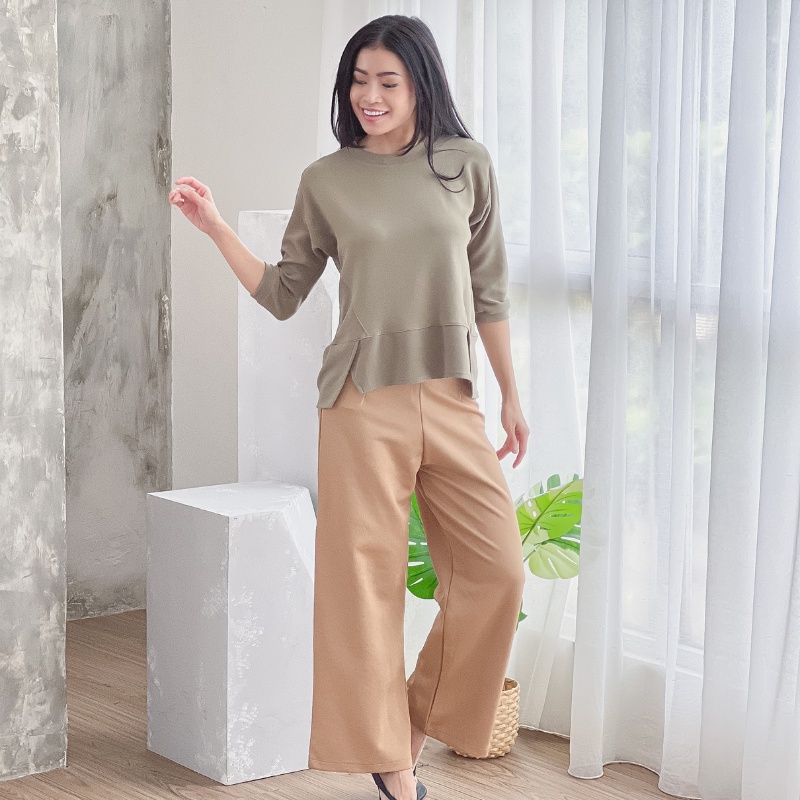 Cammomile Blouse wanita 1909010 oversized-4