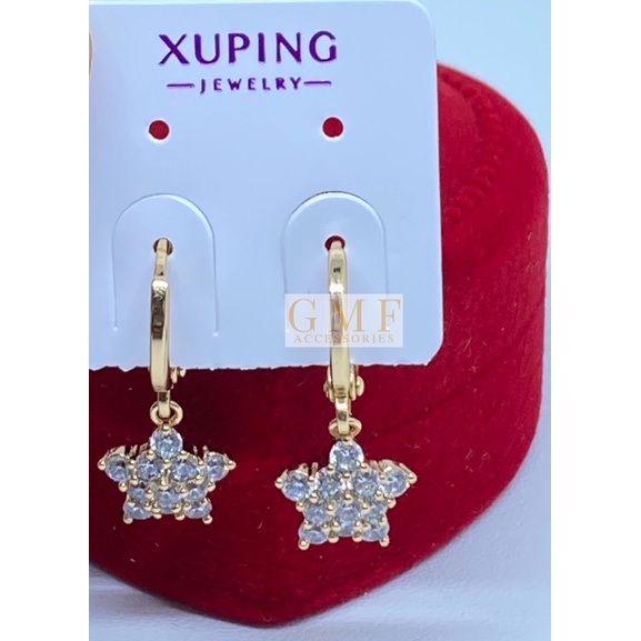 Anting Xuping Permata Warna Emas Banyak Macam Model Anting Bandul Permata Anting Desi Pengganti Emas