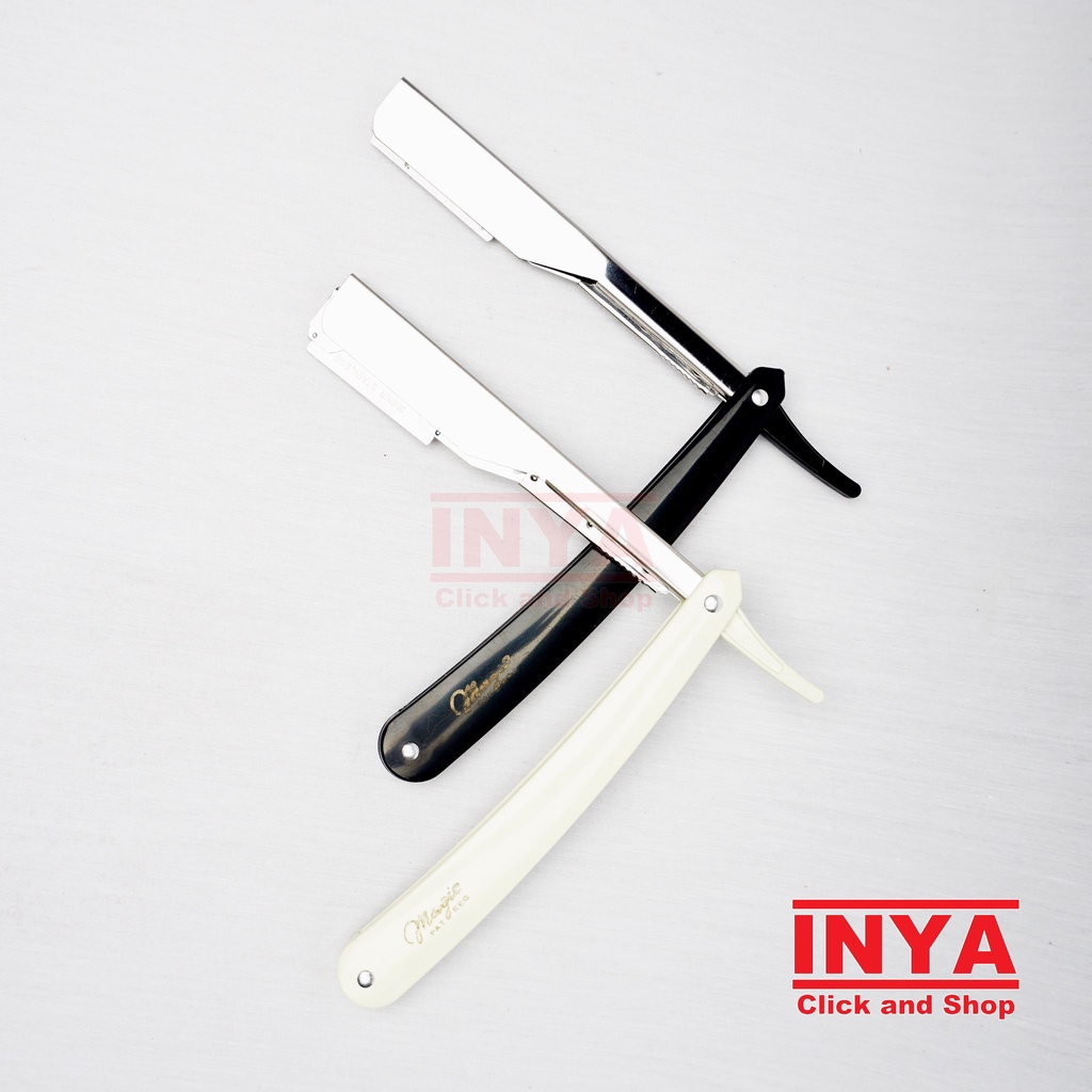 PISAU CUKUR LIPAT REFILL SILET MAGIC - STRAIGHT RAZOR SHAVE HAIRCUT