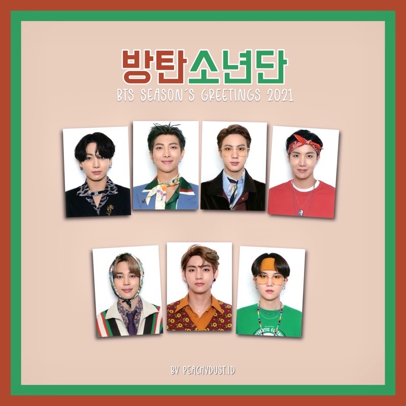 PAS FOTO/ID FOTO BTS Season’s Greetings 2021