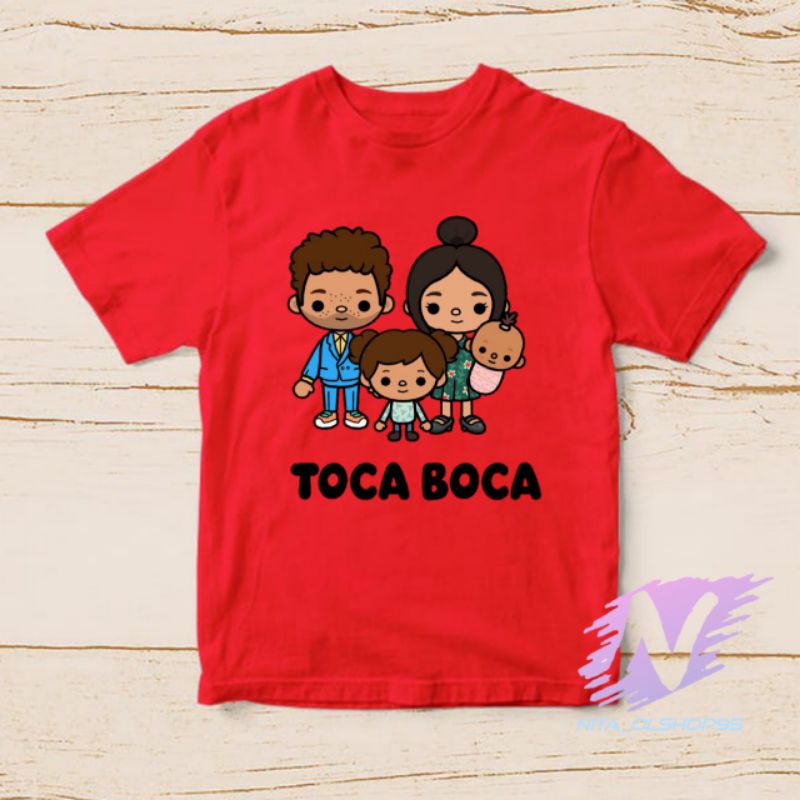 kaos toca boca world baju kaos anak toca world life anak