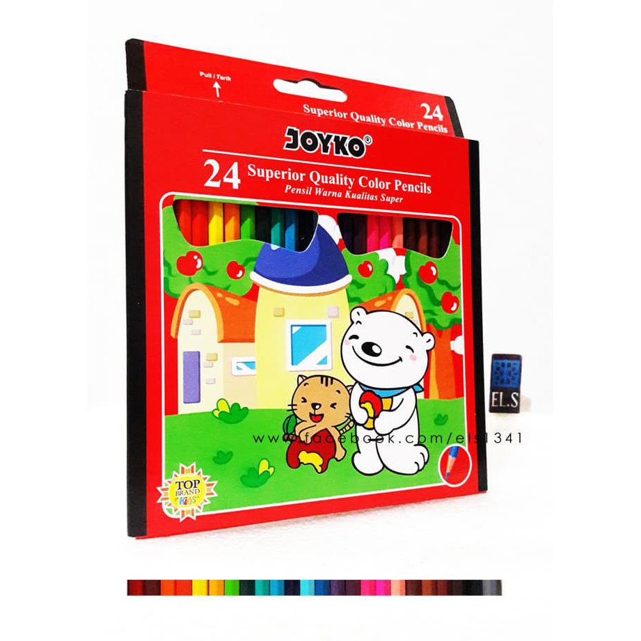 

Sale!! Joyko Pensil Warna Set 24 Panjang Terbaru