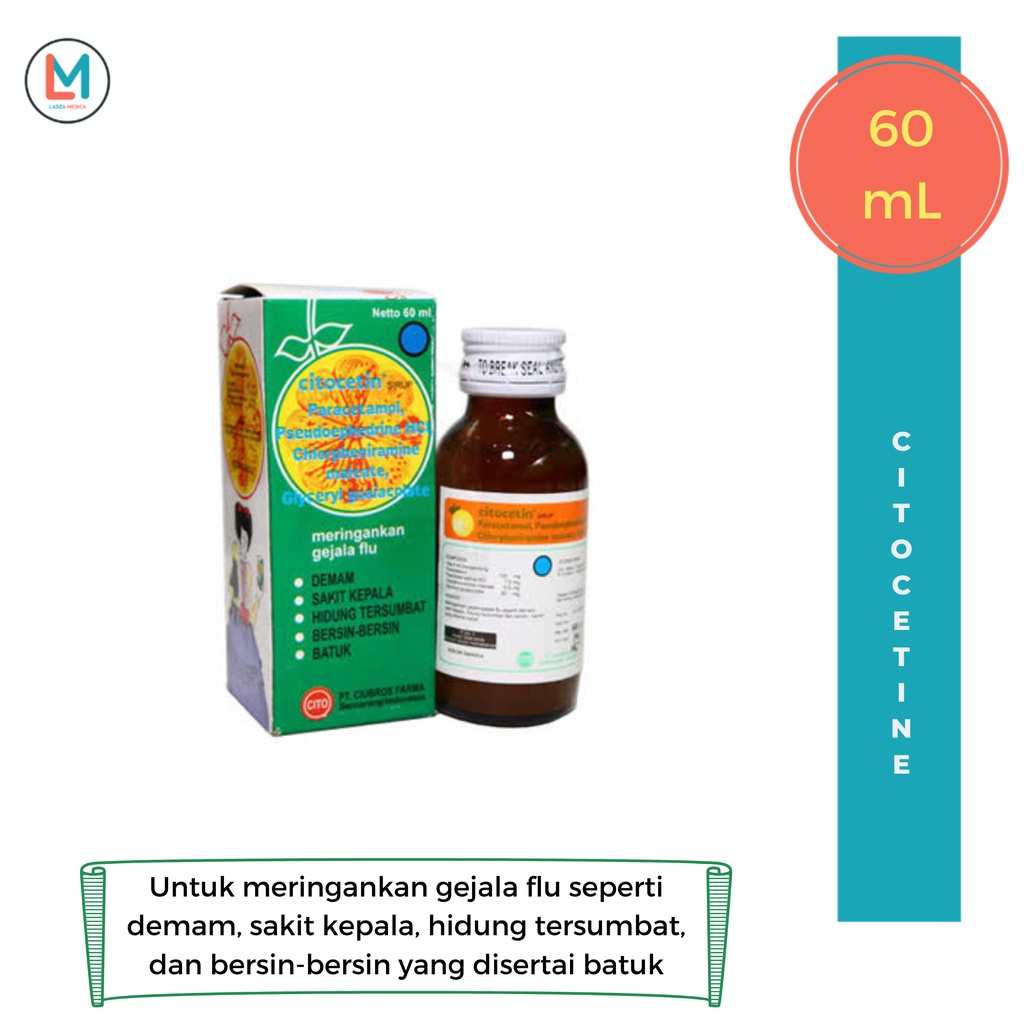 Citocetin 60 mL ∣ Obat Batuk & Flu