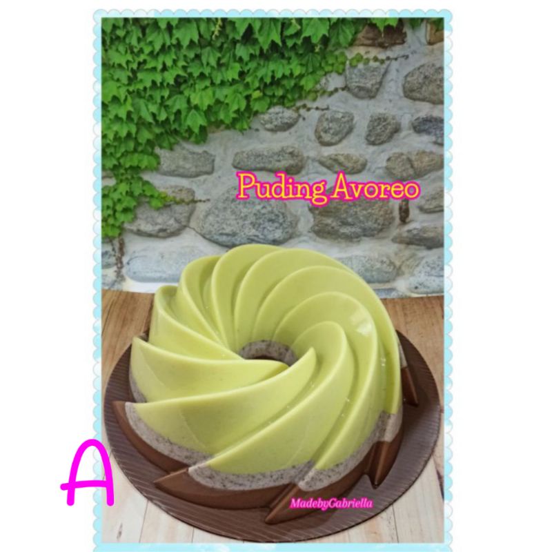 Puding Avoreo (Alpukat + Oreo + Cokelat)