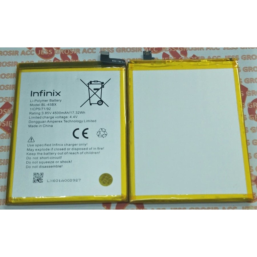 Battery Batre Baterai Infinix Note 3 - Note 3 Pro X601 BL-45BX BL45BX BL 45BX