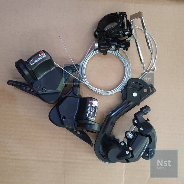 Ready stock Shifter RD 9speed FD 3speed GrupSet 3x9 MicroSHIFT mirip Altus Shimano Termurah