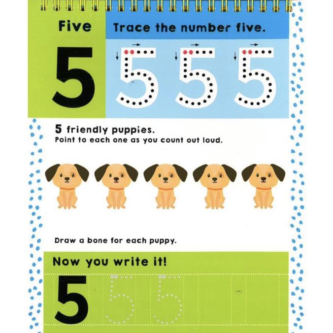 

Buku Tulis Anak 3+ Wipe It, Write It Clean Abc 123 Pen Control Numbers