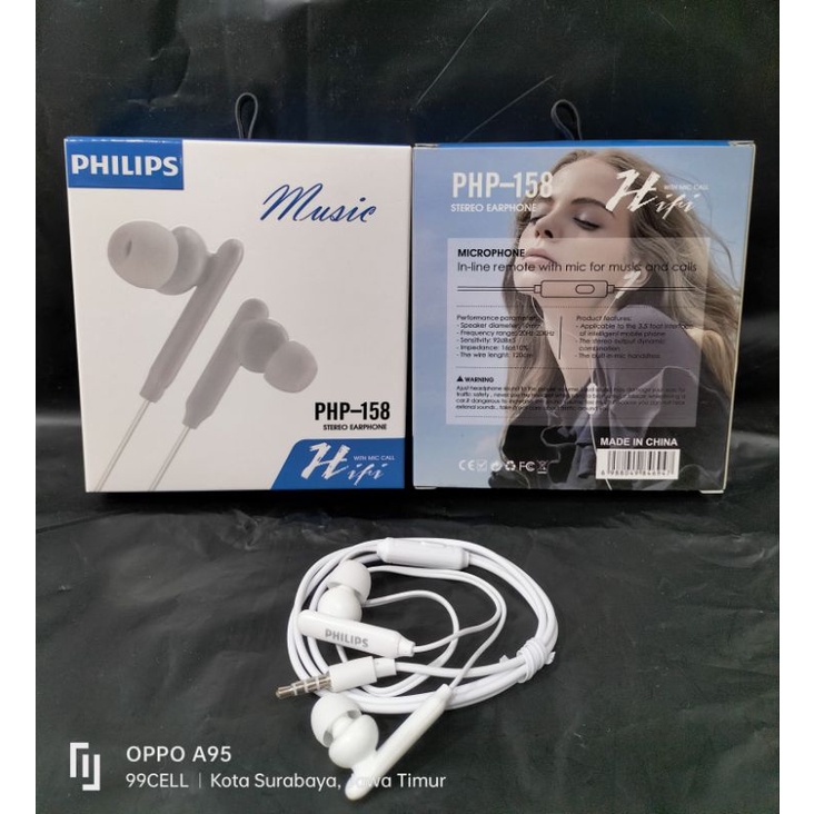 Handset handsfree earphone Philips model (PHP-158)