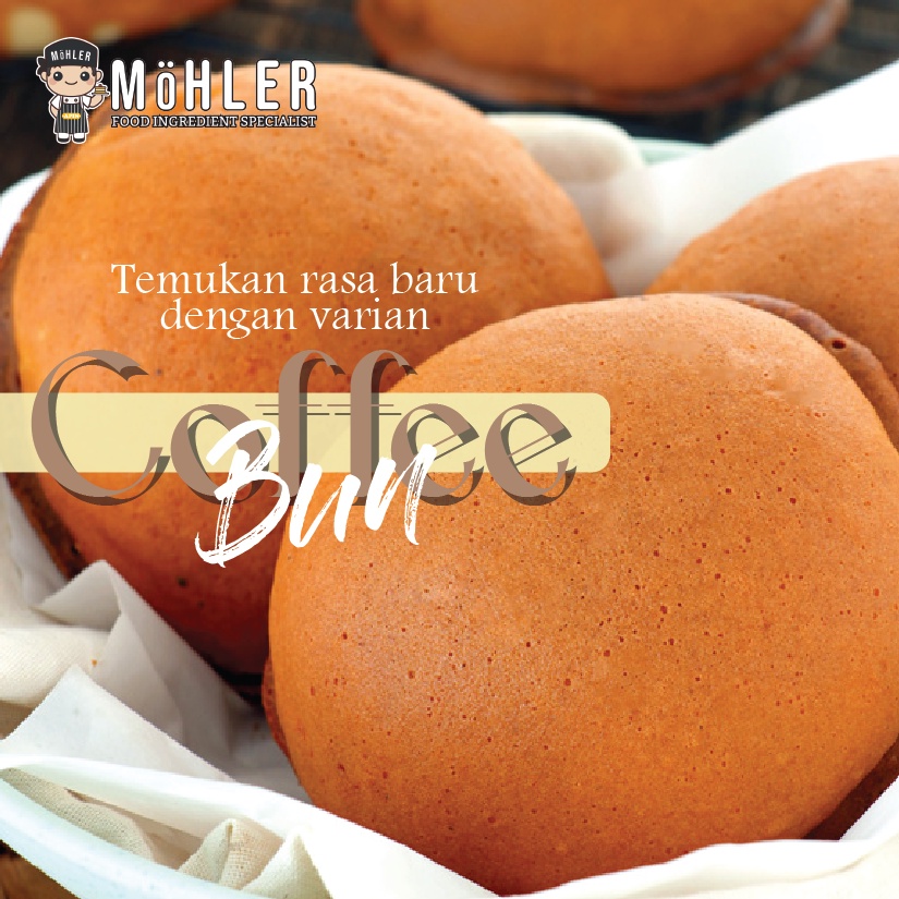 MOHLER Pasta perisa pewarna Coffee Bun (KLIK KOMBO HEMAT UNTUK BELI 1 GRATIS 1)