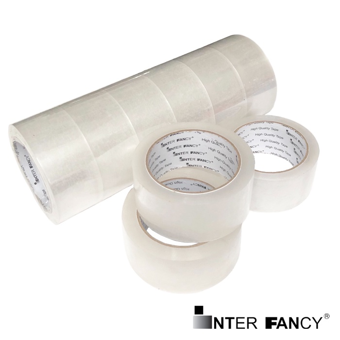 

OPP Lakban / Selotip / Solasi Bening Interfancy 45 mm x 70/80/90 Yard