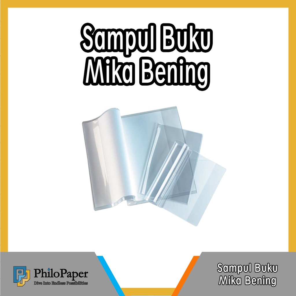 

ATK ~ Sampul Buku Mika Bening / Pembungkus Plastik Buku